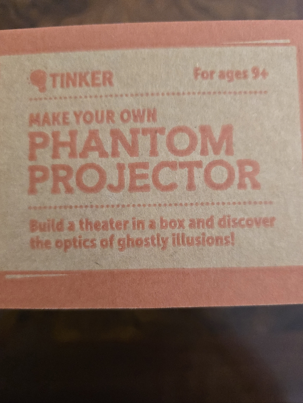 NEW: KiwiCo - TINKER Crate - Phantom Projector - Free Shipping
